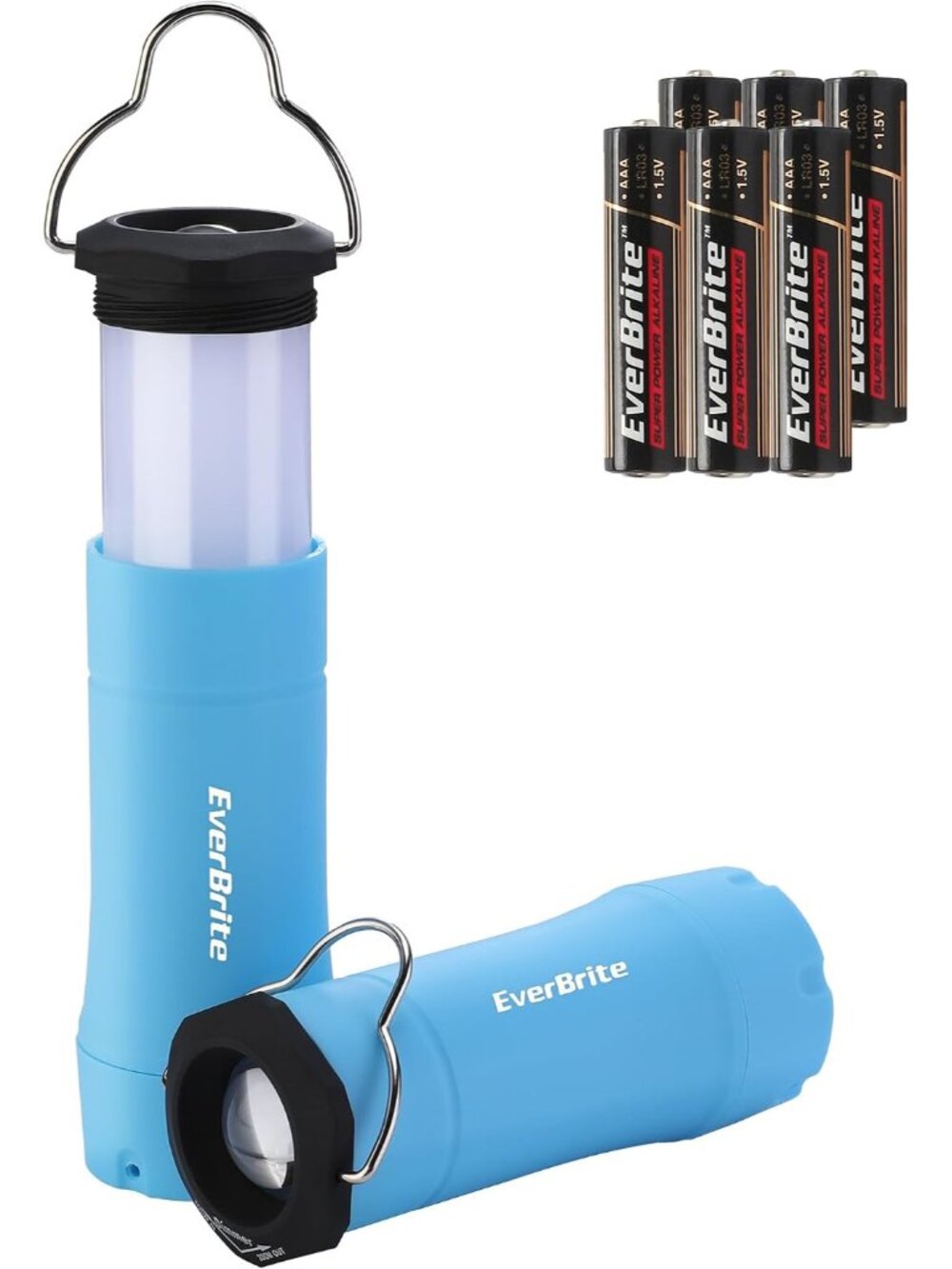 2-in-1 Mini Lantern and Flashlight 2 Pack, Zoomable Lantern